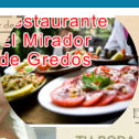 Restaurante El Mirador de Gredos | Restaurante Bodas Catering