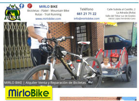 Mirlo Bike | Venta Alquiler Reparacin Bicicletas | La Adrada | Comarcas de Talavera de la Reina