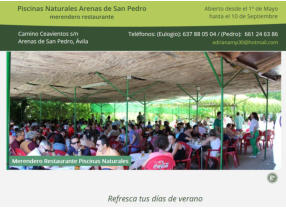 iscinas Naturales Arenas de San Pedro | Merendero Restaurante