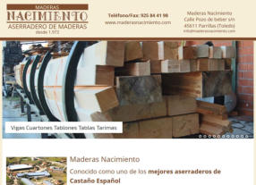 Maderas Nacimiento | Aserradero de Maderas | Parrillas | Comarcas de Talavera de la Reina